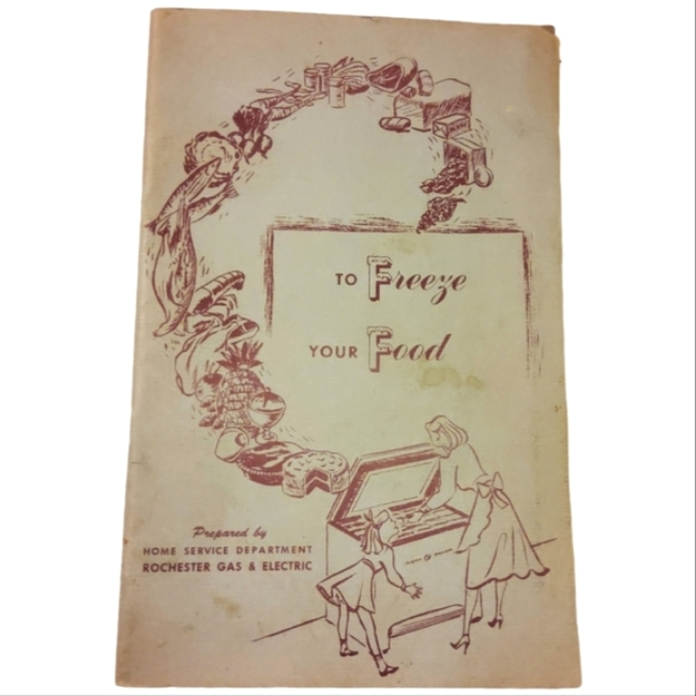 Vintage Booklet How To Freeze Your Food